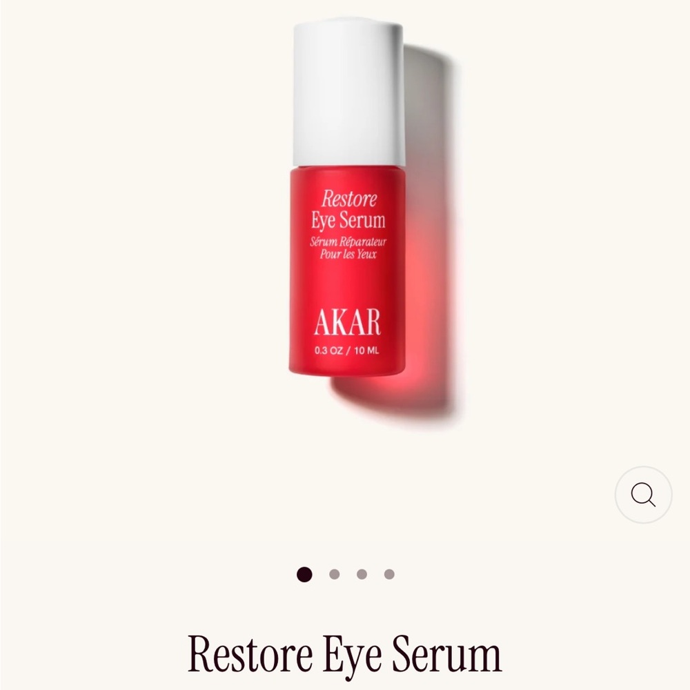 AKAR skin restore eye serum new without box